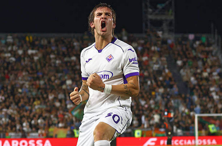 Franco-Mastantuono-bangga-mencetak-sejarah-di-Fiorentina-Getty-Images